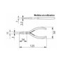 Alicate Meia Cana Curto 4.1/2" - 219051BBR - Belzer