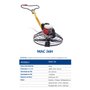 Alisadora de Concreto MAC 36 com Motor 6,5HP - Menegotti