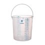 Balde Plástico Graduado Cobalto Transparente 20L - Cobalto Plastic Balde Plástico Graduado Cobalto Transparente 20L - Cobalto Plastic