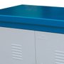 Bancada Fechada 100AF sem Gaveta Azul - Fercar