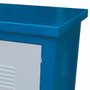 Bancada Fechada 100AF sem Gaveta Azul - Fercar