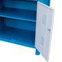 Bancada Fechada 100AF sem Gaveta Azul - Fercar