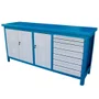 Bancada Fechada com 7 Gavetas e Tampa de Aço 1900 x 890mm - Fercar