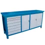Bancada Fechada com 7 Gavetas e Tampa de Aço 1900 x 890mm - Fercar