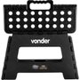 Banqueta de Plástico Dobrável Preta 220mm - Vonder