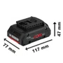 Bateria de Íons de Lítio PROCORE 18V 4.0AH - Bosch
