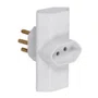 Benjamin 3 Saídas Branco 2P + T 10A 250V - Pluzie