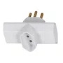 Benjamin 3 Saídas Branco 2P + T 10A 250V - Pluzie
