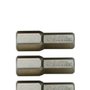 Bit Hexagonal 1/4" x 25mm x 5mm com 5 peças - Sata Bit Hexagonal 1/4" x 25mm x 5mm com 5 peças - Sata