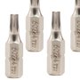 Bit Torx T 1/4" x 25mm x T20 com 5 peças - Sata