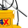 Bomba Manual para Graxa 7kg HZ-8 Amarela Graxa Comum - Hydronlubz