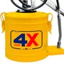 Bomba Manual para Graxa 7kg HZ-8 Amarela Graxa Comum - Hydronlubz