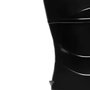 Bota PVC Preta com Forro sem Bico N.37 Ref.204 - Cartom