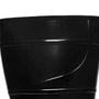 Bota PVC Preta com Forro sem Bico N.37 Ref.204 - Cartom