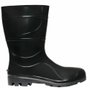 Bota PVC Preta com Forro sem Bico N° 39 - Cartom