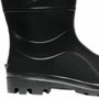 Bota PVC Preta com Forro sem Bico N° 39 - Cartom