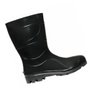 Bota PVC Preta com Forro sem Bico N° 39 - Cartom
