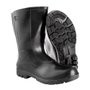 Bota PVC Preta com Forro sem Bico N° 39 - Cartom