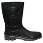 Bota PVC Preta com Forro sem Bico N° 41 Ref.204 - 002248 - Cartom