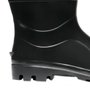 Bota PVC Preta com Forro sem Bico N° 41 Ref.204 - 002248 - Cartom