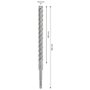 Broca SDS Plus 5X 13 x 200 x 260mm - 2608833815 - Bosch Broca SDS Plus 5X 13 x 200 x 260mm - 2608833815 - Bosch