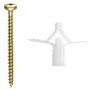 Bucha Waltog 2 Com Parafuso (p/ Drywall) Embalagem com 10 - Walsywa