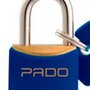 Cadeado 25mm E-25 Azul - Pado