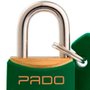 Cadeado 25mm E-25 Verde - Pado Cadeado 25mm E-25 Verde - Pado