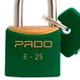 Cadeado 25mm E-25 Verde - Pado Cadeado 25mm E-25 Verde - Pado