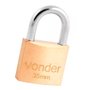 Cadeado 35mm Latão Blister - Vonder