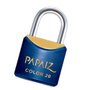 Cadeado Color Line Azul 20mm - Papaiz