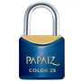 Cadeado Color Line Azul 25 mm - Papaiz