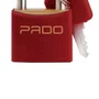 Cadeado de Latão 35/50mm Vermelho - Pado