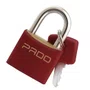 Cadeado de Latão 40mm Vermelho - Pado