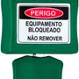 Cadeado para Bloqueio 35mm com Haste Longa 50mm Verde - Papaiz