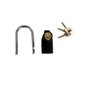 Cadeado Preto com Alarme de Bloqueio - Safewell K102BH Cadeado Preto com Alarme de Bloqueio - Safewell K102BH