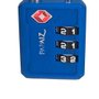 Cadeado TSA com Segredo 30PL Azul - Papaiz