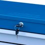 Caixa Gabinete G3AZ com 3 Gavetas Azul - Fercar