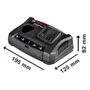 Carregador de Bateria Duplo 12V e 18V GAX 18V-30 - Bosch