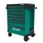 Carrinho para Ferramentas Verde com 7 gavetas - Sata