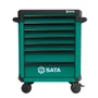 Carrinho para Ferramentas Verde com 7 gavetas - Sata