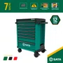 Carrinho para Ferramentas Verde com 7 gavetas - Sata