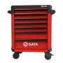 Carrinho para Ferramentas Vermelho com 7 Gavetas - Sata