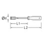 Chave Canhão TP 1/4" - 027.240 - Gedore