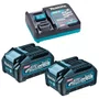 Chave de Impacto 3/4" 40V XGT com Carregador, Bateria e Maleta TW001GM201 - Makita Chave de Impacto 3/4" 40V XGT com Carregador, Bateria e Maleta TW001GM201 - Makita