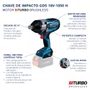 Chave de Impacto à Bateria 18V 1050 Nm GDS 18V-1050 H - Bosch