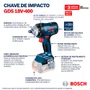 Chave de Impacto à Bateria GDS 18V-400 com Bateria, Maleta e Carregador - Bosch