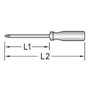 Chave Phillips Isolada 1/4" x 6 PH2 Ref.: 160NR - Gedore