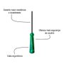 Chave Torx PVC T20 - Sata