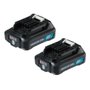 Combo de Ferramentas Parafusadeira DF333D + Parafusadeira TD110D - Makita CLX224SAX